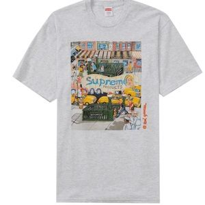 RARE Supreme Manhattan NY Tee Grey XL BNWT